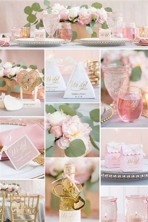 Pink And Gold Wedding Color Scheme Elegant Wedding Ideas