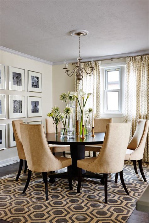 Chic Neutral Dining Room From Sarah Sees Potential Hgtv