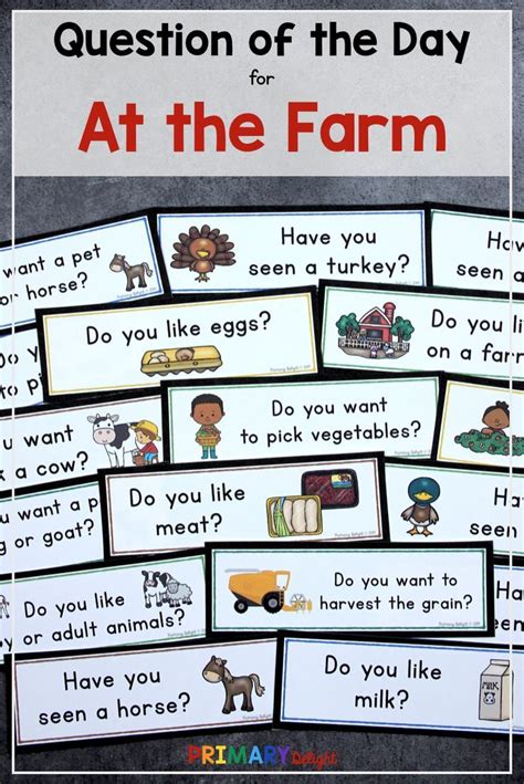 Farm Question Of The Day For Preschool And Kindergarten This Or That