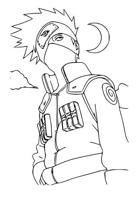 Kakashi Hatake Coloring Pages