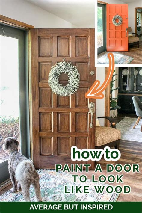 How To Paint A Front Door To Look Like Wood Johnny Counterfit