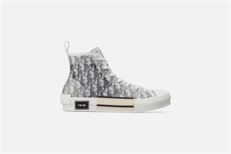 Dior b23 dior and kenny scharf high top sneaker white dior oblique canvas. B23 High-Top Sneaker White and Black Dior Oblique Canvas ...