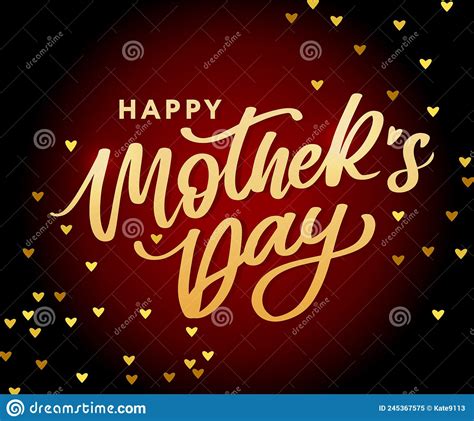 Happy Mother S Day Mom Calligraphy Greeting Card Banner Background