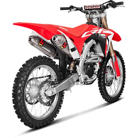 On jun 6, 2006 last updated may 18, 2018. Akrapovic Honda CRF250R 18-19 EVO Titanium Dual Exhaust ...