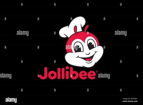 Jollibee Logo Black Background Stock Photo Alamy