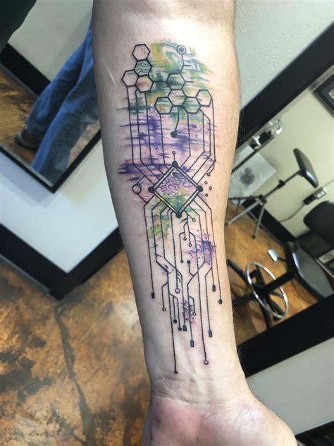 Pin By Rodrigo Diaz On Circuit Futurist Cyberpunk Computer Tattoo