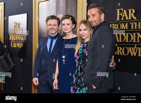 l r actors michael sheen carey mulligan juno temple and matthias schoenaerts attend the