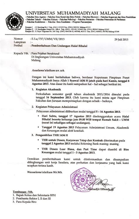 Contoh Surat Pemberitahuan Libur Akhir Tahun Delinewstv