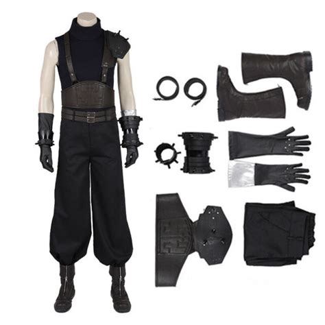 Ff7 Game Cos Cloud Strife Costumes Final Fantasy Vii Cosplay Armor Suit