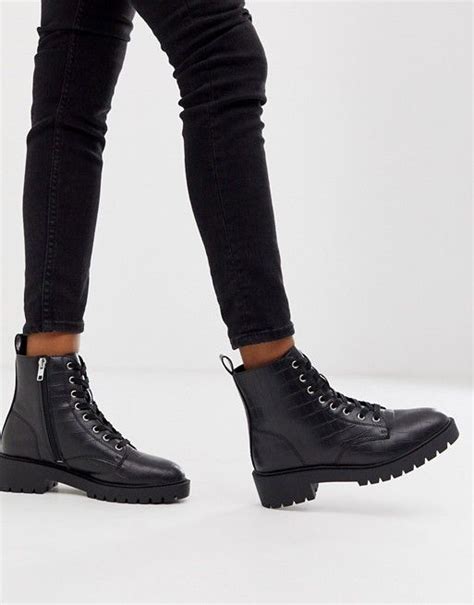 newlook lace up boots vlr eng br