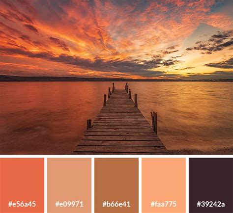 17 Sunset Color Palettes With Hex Codes Vandelay Design