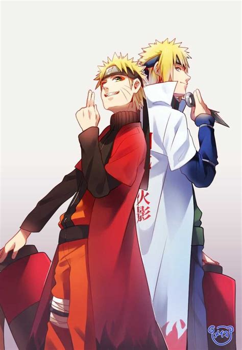 Naruto And Minato Naruto Uzumaki Shippuden Naruto Naruto Uzumaki