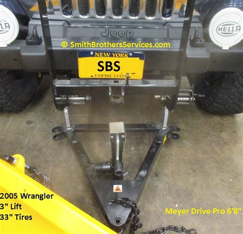 Smith Brothers Services Lifted Jeep Wrangler Tj Meyer Drive Pro Snow