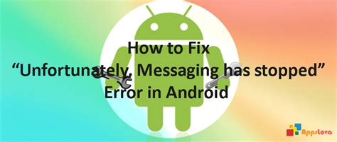 Also, click here to figure out the top solutions for samsung galaxy keeps rebooting issue and get to know how to fix white screen on android phones. Fix "Unfortunately, Messaging has stopped" Error in ...