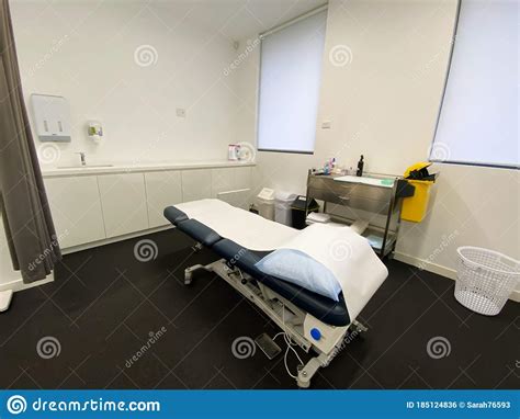 Doctors Surgery With An Examination Bed Editorial Photo Image Of