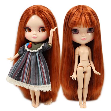 Icy Doll Small Breast Azone Body Fortune Days Bl232 Red Brown Hair No Bangs 30cm In Dolls From