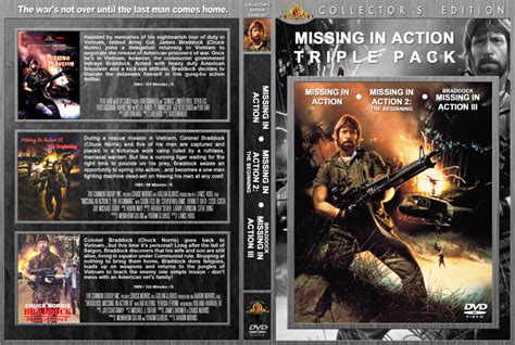 Missing In Action Triple Feature Dvd Cover R Custom