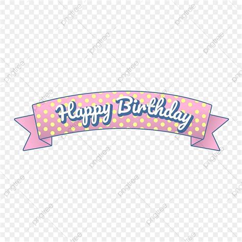 Happy Birthday Design Vector Art Png Pink Happy Birthday Banner Design
