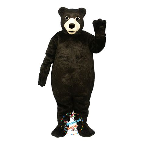 Fat Brown Bear Mascot Costume