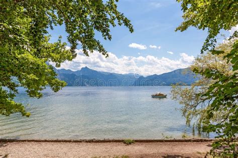 Lake Traunsee Stock Image Image Of Austrian Travel 58111445