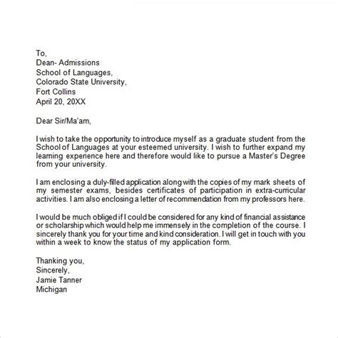 college teaching job application letter examples application letter