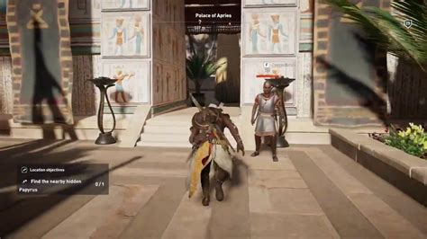 Assassin S Creed Origins Papyrus Puzzle Palace Of Apries Location