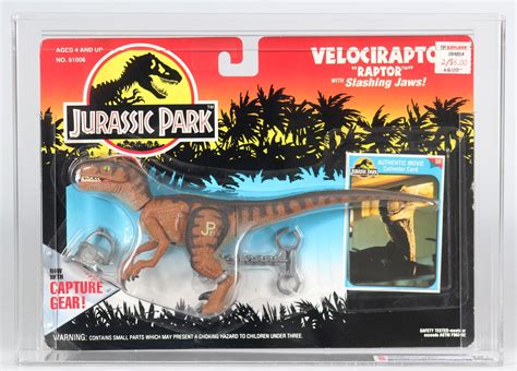 1994 Kenner Jurassic Park Dino Strike Carded Action Figure Velociraptor Raptor