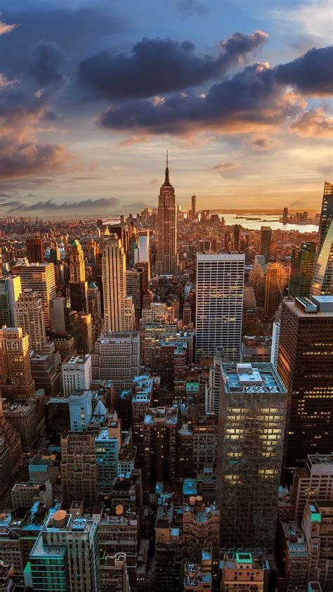 New York Sunset Wallpapers Top Free New York Sunset Backgrounds