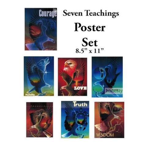 Seven Teachings Poster Set Teaching Posters Poster