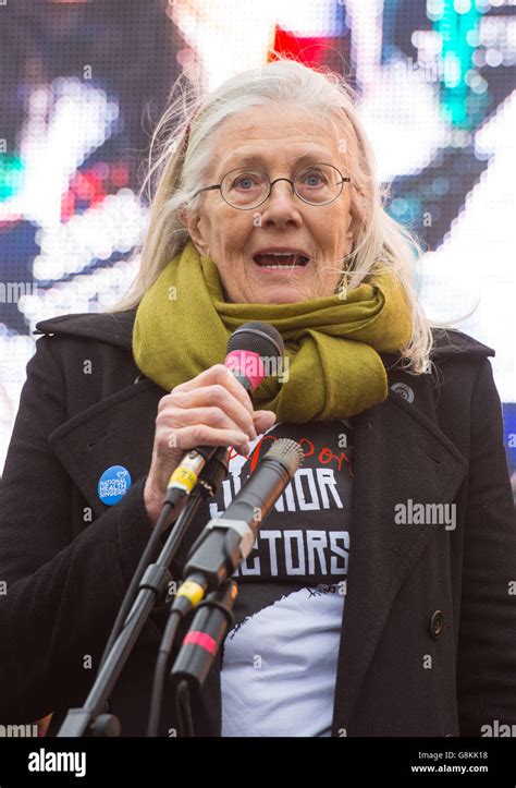Vanessa Redgrave Speaks At A Rally In Westminster London Joining