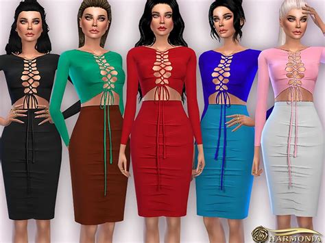 Mesh By Harmonia Found In Tsr Category Sims 4 Female Everyday Piece