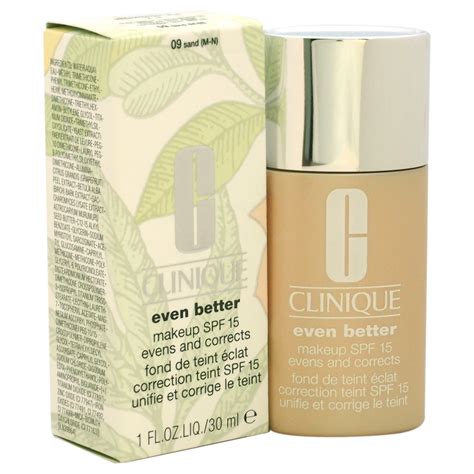 . campaign, but also makes it even better. Clinique - Even Better Makeup SPF 15 # 09 Sand (M-N)-Dry ...