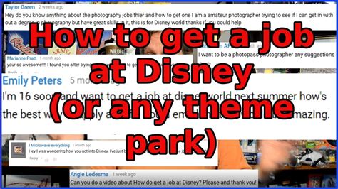 How To Get A Job At Disneyland Disney World Ep 51 Confessions Of A
