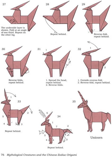 Origami Ideas How To Make Origami Unicorn Step By Step