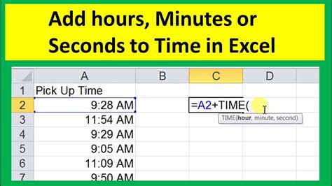 How To Add Hours Minutes And Seconds To Time In Excel Excel Tips