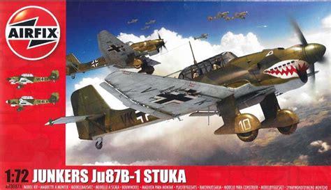 Airfix 172nd Scale Aircraft Stuka Ju87b 1 3087a Mr Models