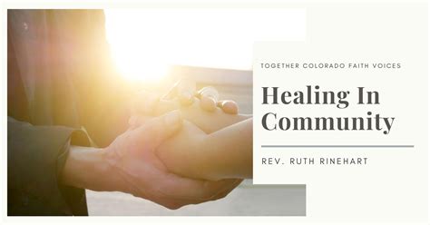 Faith Voices: Healing in Community, Healing through Connection - Rev