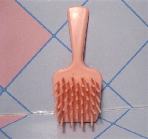 Barbie Doll Pink Plastic Color N Curl Brush Only Mattel Vintage 1960s