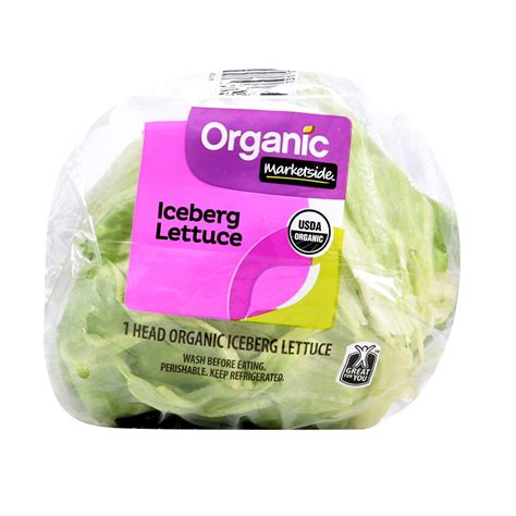 Marketside Organic Iceberg Lettuce Crowdedline Delivery
