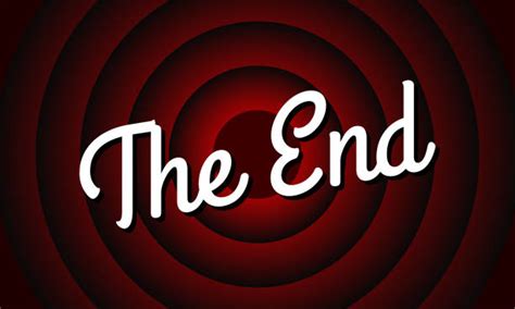 The End Logo Pictures Illustrations Royalty Free Vector Graphics