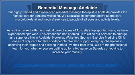 Ppt Remedial Massage Adelaide Powerpoint Presentation Free Download Id11742676