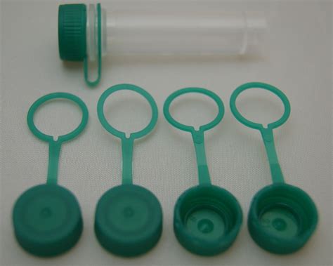 Screw Caps Self Seal Tethered For 2 Ml Self Standing Tubes Green From