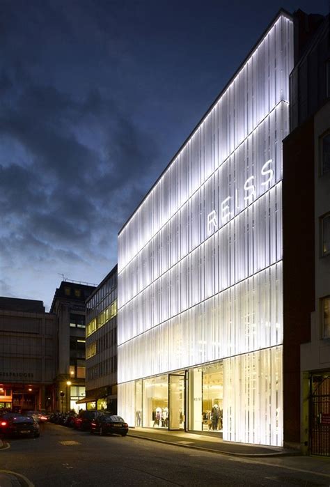 Reiss Store And Hq Retail Facade Glass Building Facade Architecture