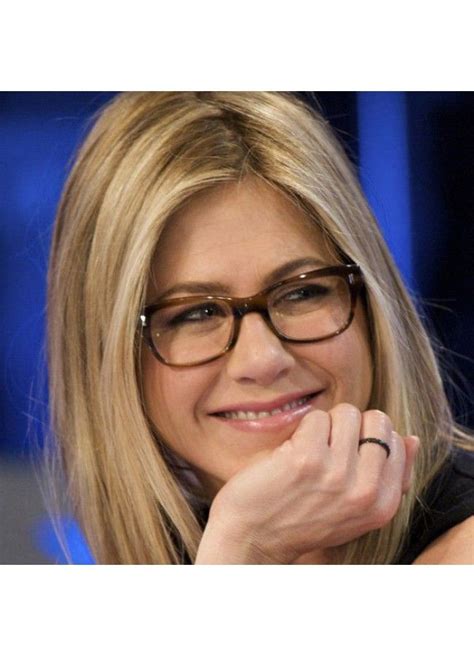 Jennifer Aniston Style Skinny Squared Celebrity Clear Glasses