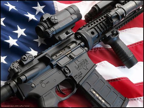 Cok enteresan kodlamalar ile calistigim sinav. HD wallpaper: American flag, USA, gun, assault rifle, AR-15, weapon | Wallpaper Flare