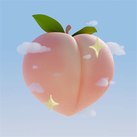 Artstation Dreamy Peach Emoji