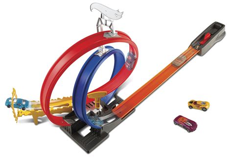 Hot Wheels Action Energy Track Set Toy Playset With Car Loops New In