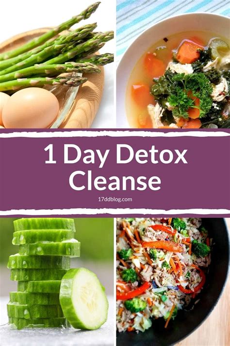1 Day Detox Cleanse Meal Plan And Recipes My 17 Day Diet Blog