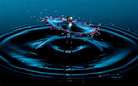 Water Drops Photography Stop Motion Ripple Nature Wallpapers Hd
