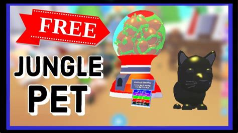 Find valid roblox codes for your favorite roblox games! How to get a FREE Jungle Pet Adopt me Jungle Update - YouTube